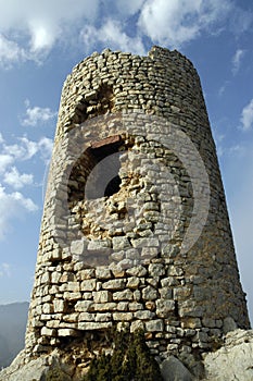 Watchtower of las palmas desert castle photo