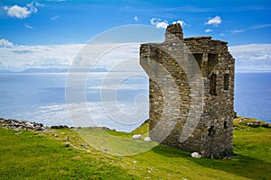 Watchtower near the Slieve League, County Donegal, Ireland