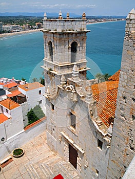 The fortress of Peniscola, Spain Costa del Azahar, Aragonese Kingdom, the order of the Templars photo