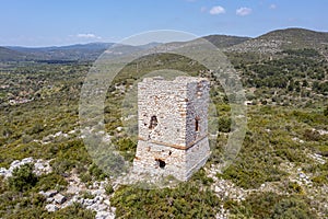 Watchtower of San Millan in Santa Magdalena de Pulpis Castellon