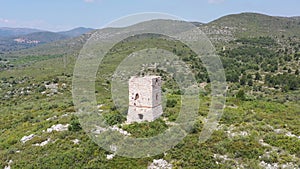 Watchtower of San Millan in Santa Magdalena de Pulpis Castellon