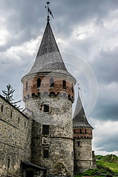 Watchtower with weather vane