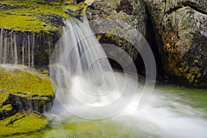 wateffall on mountrain brook