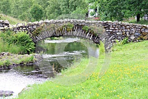 Watendlath Tarn - bridge and stream nearby