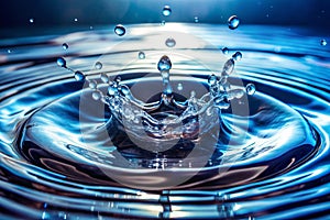 Water abstract. Water splash photo