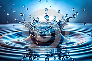 Water abstract. Water splash photo