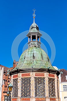 Water art in the Hanseatic city Wismar