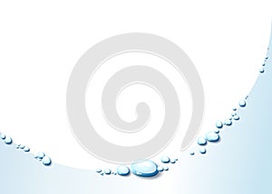 Water background with bubbles