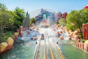 Water based ride at Universal Studios Islands of Adventure