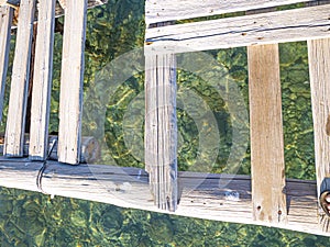 Water and beautiful sea view underwater, sea urchins. Natural living. Pelion peninsula. Pagasetic gulf. Platanias village. Greece.