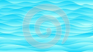 Water blue ocean wave lines abstract vector abstract background