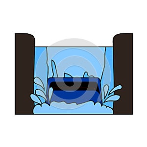 Water Boat Ride Icon
