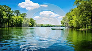 water boating on lake