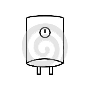 Water boiler icon isolated on white background