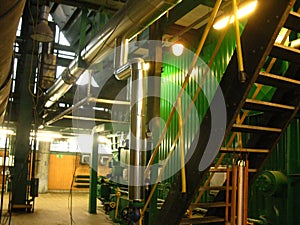 The water boiler stoker coal-fired