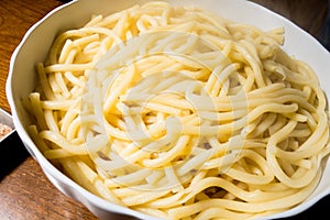 Water boiling for pasta