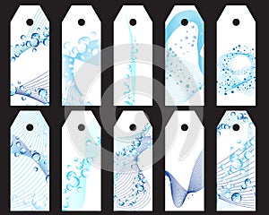 Water bookmarks set