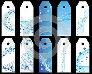 Water bookmarks set