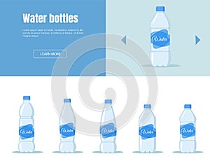 Water bottle banner