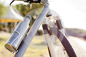 Water bottle. Bicycle bottle. Steel bottle. Drink bottle.