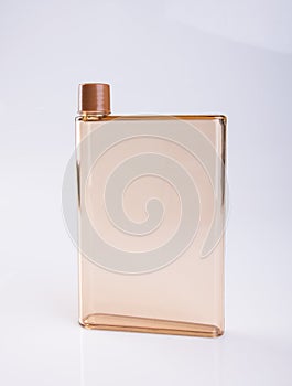 water bottle or empty plastic bottle on a background.