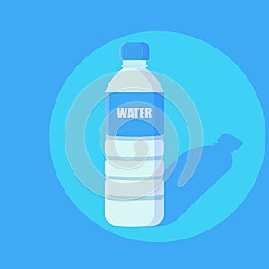 Water Bottle flat icon.