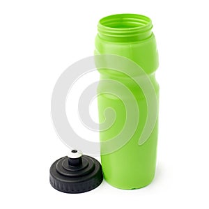 Water bottle isolated over the white background