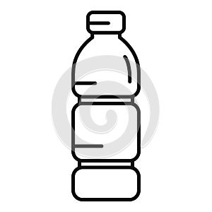 Water bottle mineral drink icon outline vector. Vending machine