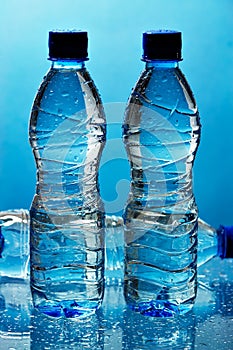 Water bottles photo