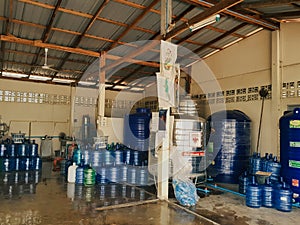 Water bottling plant in the Thai province of Phetchabun