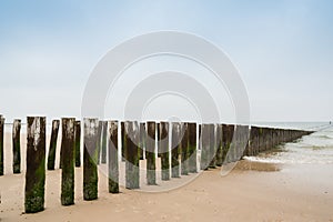 Water breakers on the Dutch Coast