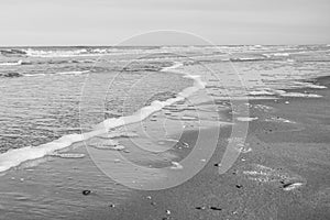 Water breaking on Ainsdale beach