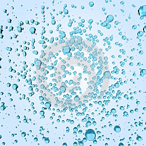 Water bubbles 3d