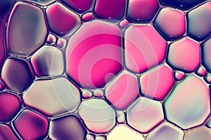 Water bubbles abstract colorful  background