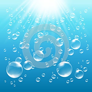 Water Bubbles Background