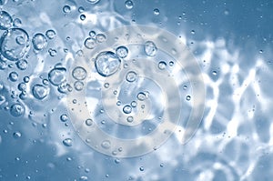 Water bubbles background