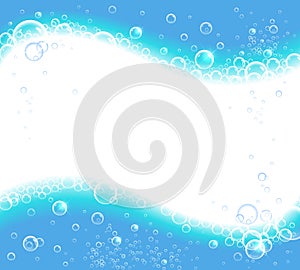 Water with bubbles