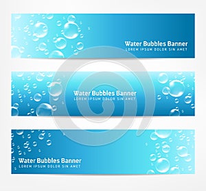 Water Bubbles Banners