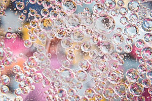 Water Bubbles crystal pink photo