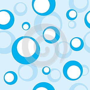 Water bubbles seamless background