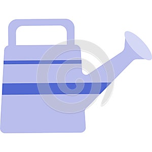 Water can icon vector garden pot isolated