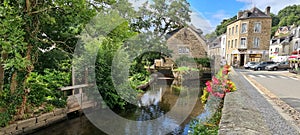 Water canal in Pont-Aven , Bretagne, France