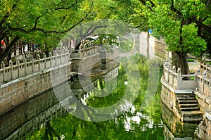 Water Canal in Shanghai photo
