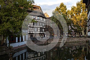 Water canal in Strasbourg