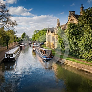 water canals, AI generated