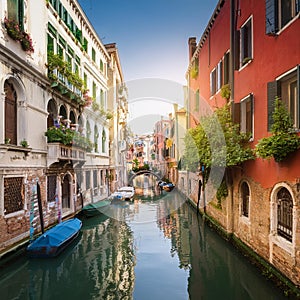 water canals, AI generated