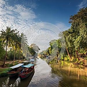 water canals, AI generated