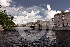 Water canals in st petersburg