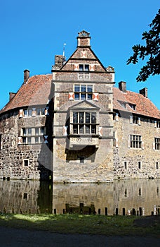 Water castle Vischering, Luedinghausen, North Rhine-Westphalia, Germany, Europe photo