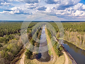 The water channel in Belarus